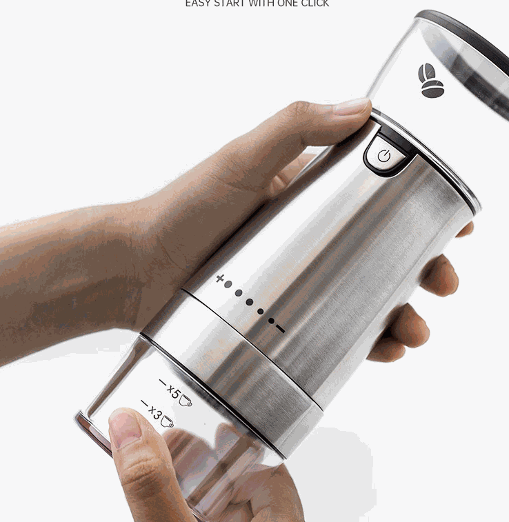 Electric Coffee Grinder Stainless Steel Hand Grinder