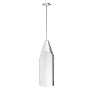 Handheld Stainless Steel Milk Frother for creating smooth foam in drinks