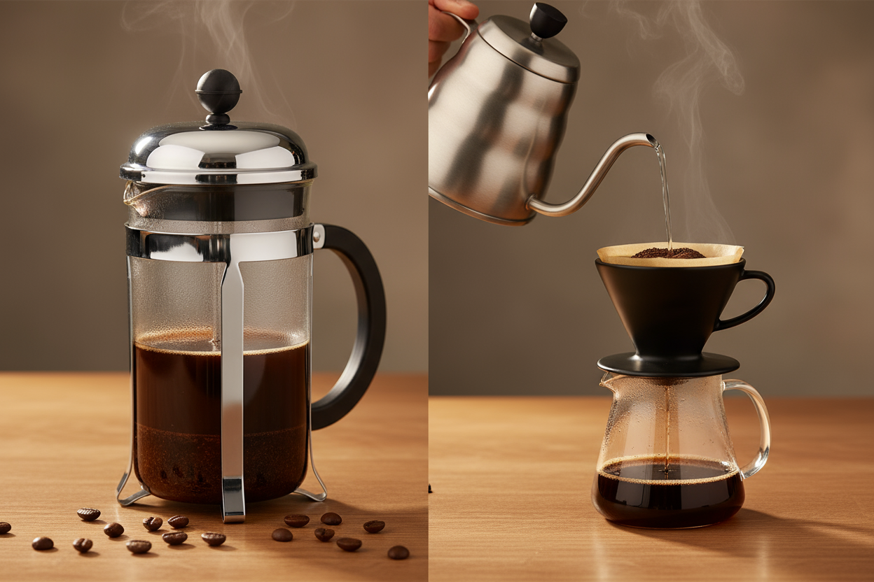 French Press vs Pour-Over: Best Method for Flavored Coffee