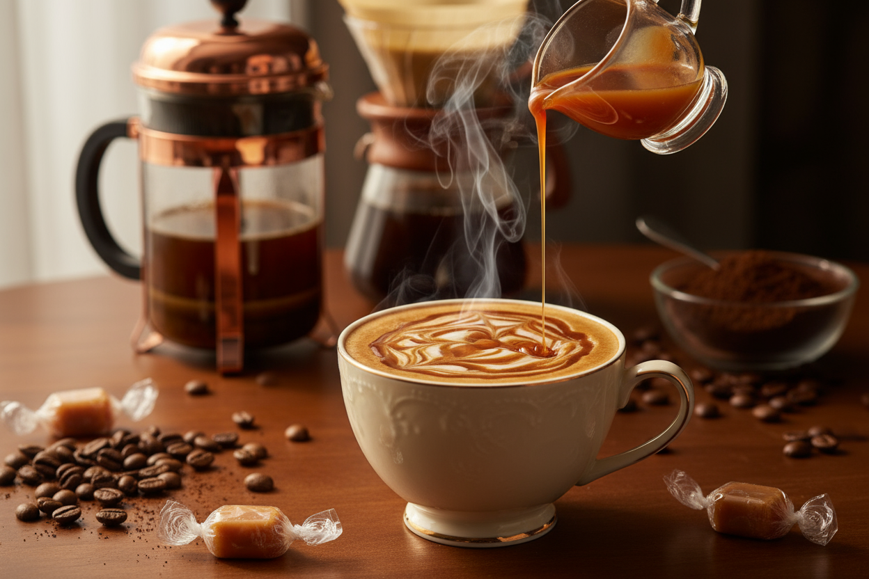 How to Brew the Perfect Cup of Caramel Flavored Coffee