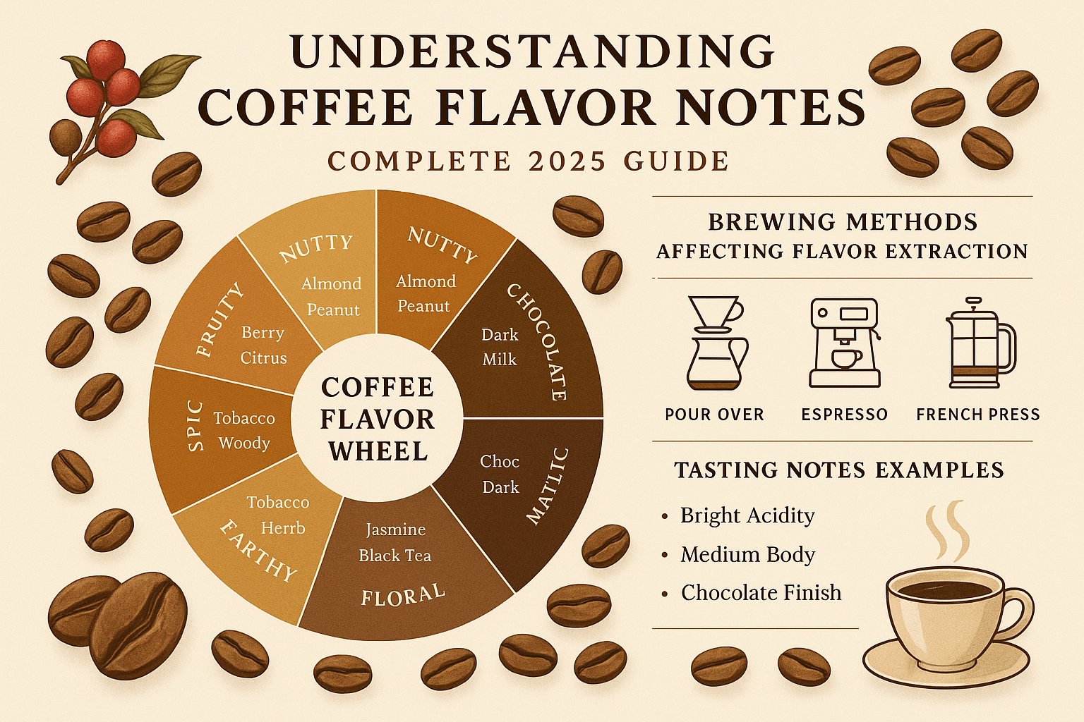 Understanding Coffee Flavor Notes: Complete 2025 Guide