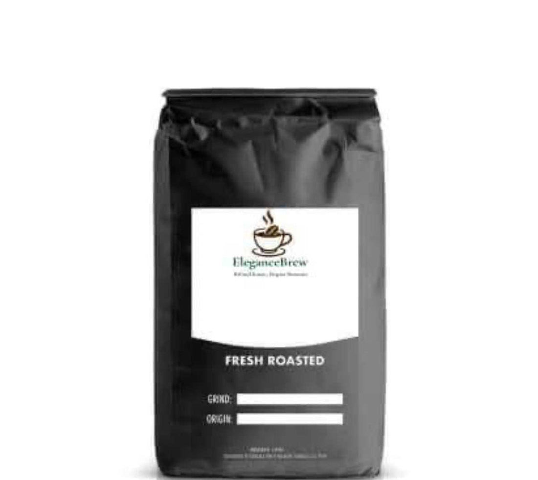 Medium roast coffee with Lion’s Mane, Cordyceps, and Reishi mushrooms in black fresh roasted bag