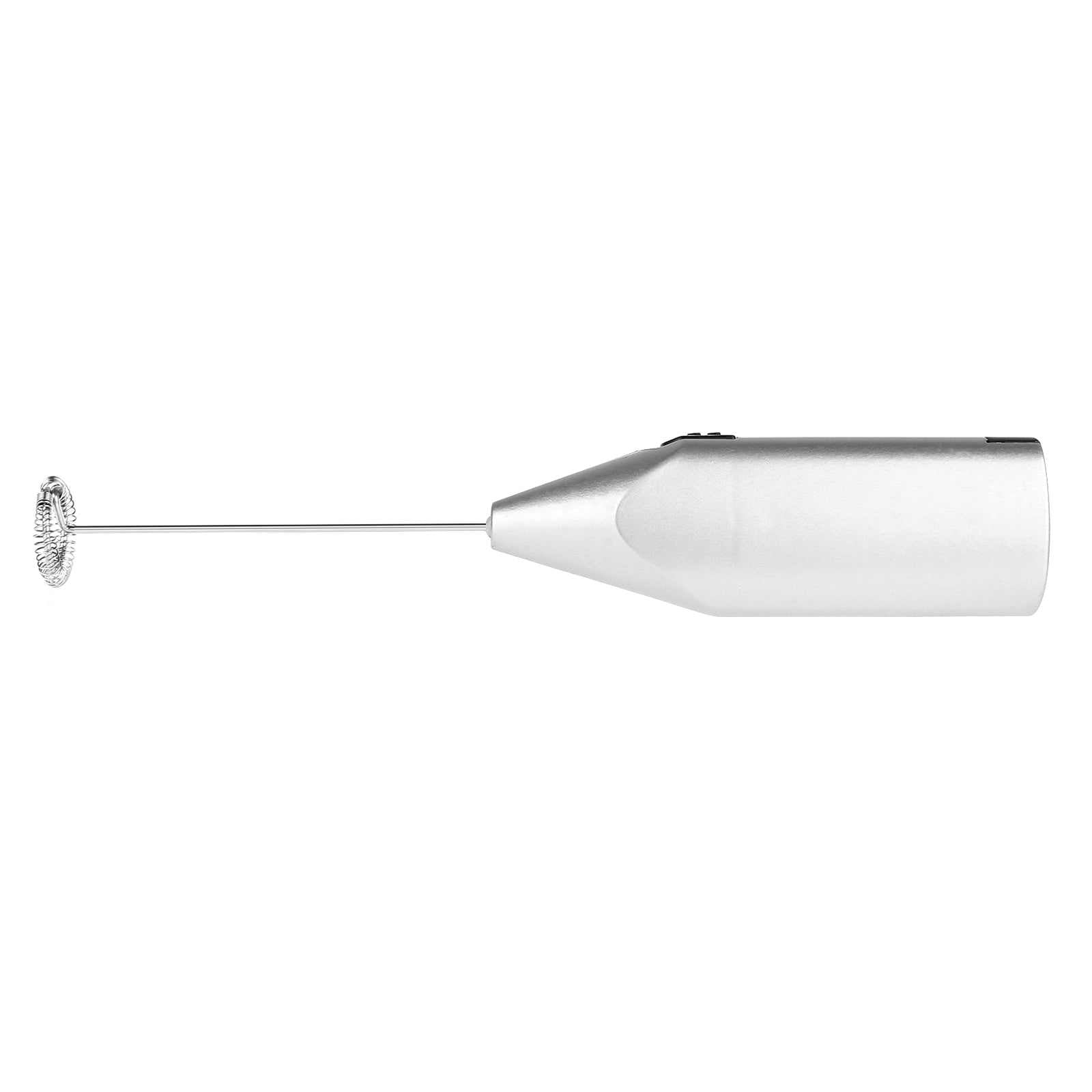 Handheld Stainless Steel Milk Frother for creating smooth foam in drinks