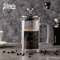 350ML/600ML Glass French Press Heat-resistant Double-layer Filter Coffee Pot Household Filter Shared Pot Coffee Tool With Filter