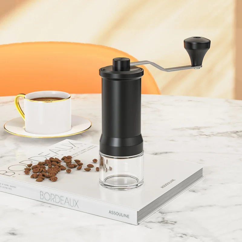 Household coffee grinder for manual brewing and easy carrying