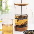 350-1000ML French Press Coffee Pots With Filter High Borosilicate Glass Heat-Resistant Coffee Brewer Milk Foam Frother Pots