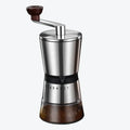 Lightweight manual coffee grinder for camping, hiking, and home brewing