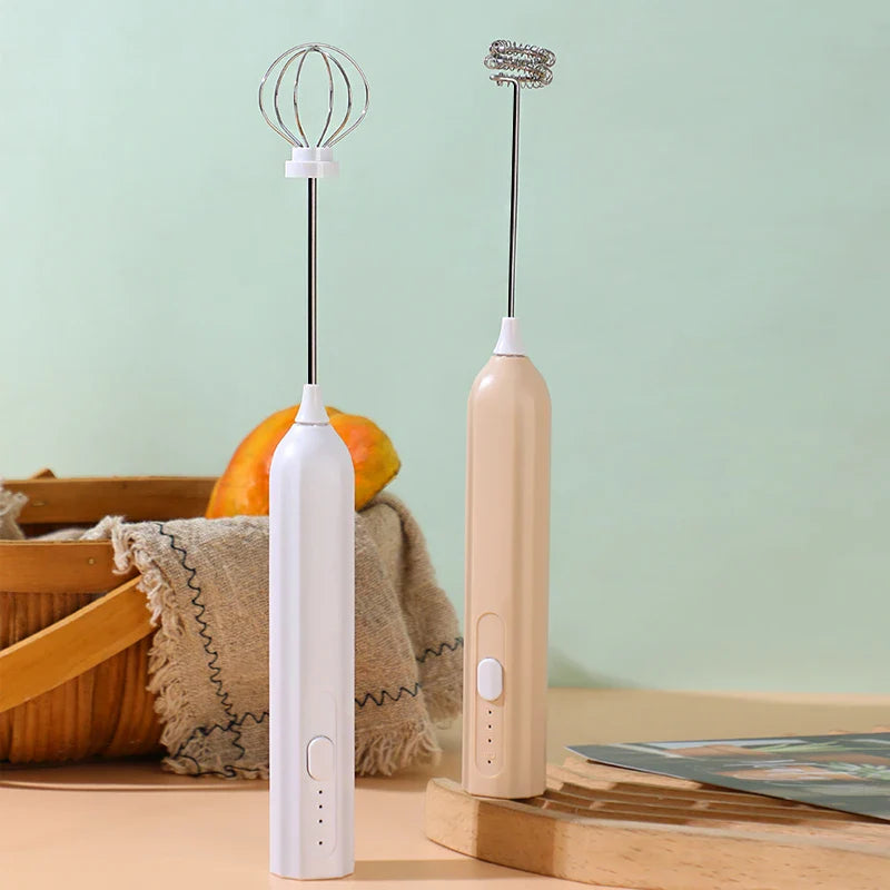 Handheld milk frother