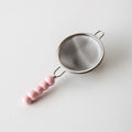 Tea Strainer with Ceramic Handle Reusable Stainless Steel Fine Leak Mesh Sieve Spice Tea Leaf Coffee Filters Teapot Accessories