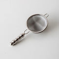 Tea Strainer with Ceramic Handle Reusable Stainless Steel Fine Leak Mesh Sieve Spice Tea Leaf Coffee Filters Teapot Accessories