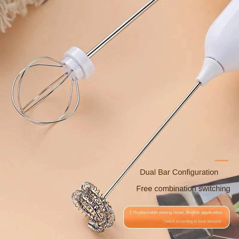 Handheld milk frother
