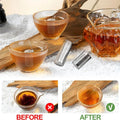 4PCS Tea Infusers For Loose Tea,Tea Filter With Lid,Stainless Steel Tea Strainer With Chain Hook,Large Tea Strainer Ball Durable