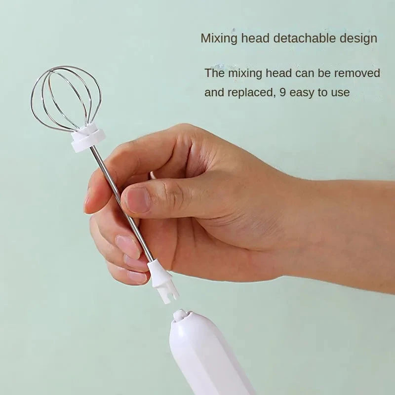 Handheld milk frother