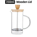 350/600/800/1000ml French Press Coffee Pots Hand Brewing Coffee Filter Press Pot Multifunctional Brewings Tea Milk Pot Tools