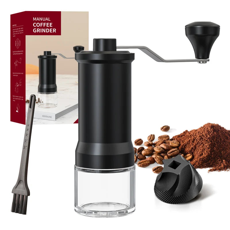 Household coffee grinder for manual brewing and easy carrying