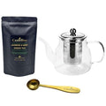 Loose Leaf Tea Set with teapot, cups, and infuser for brewing premium tea