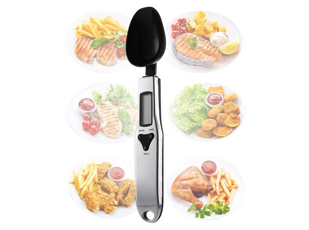 LCD Digital Kitchen Measuring Spoon Scale with 0.1g accuracy and removable spoon